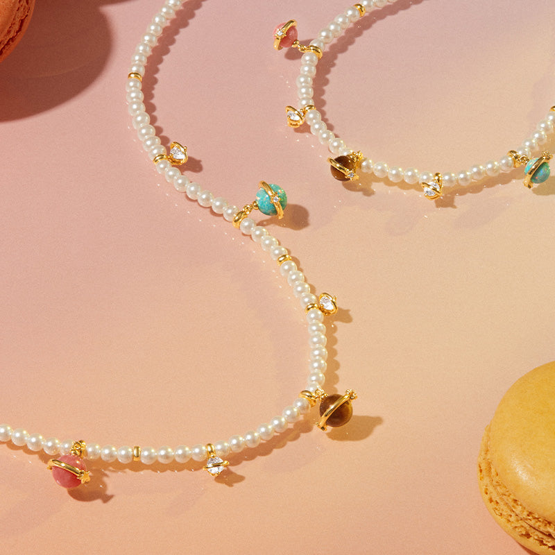 Heliocentric Freshwater Pearl Necklace