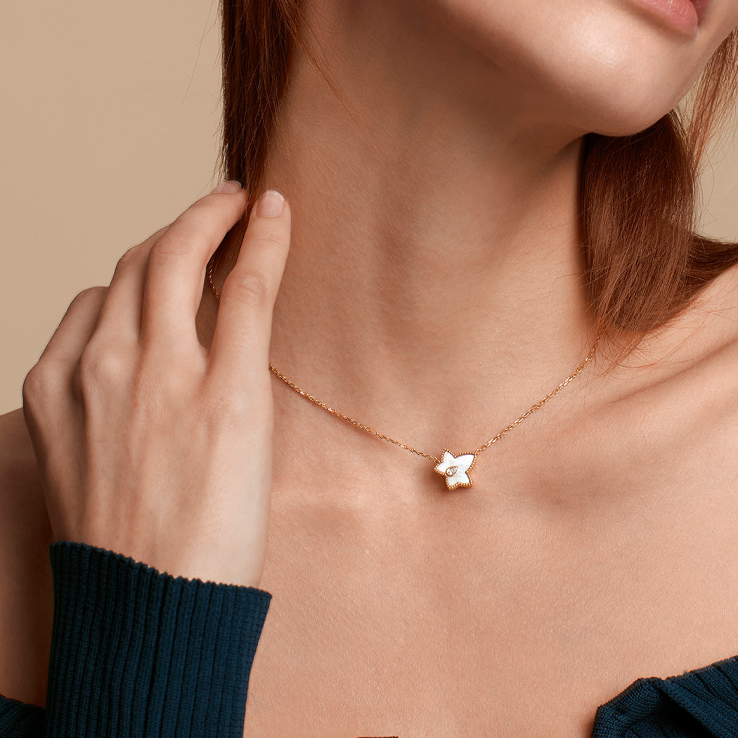 Mother of Pearl Bead Necklace