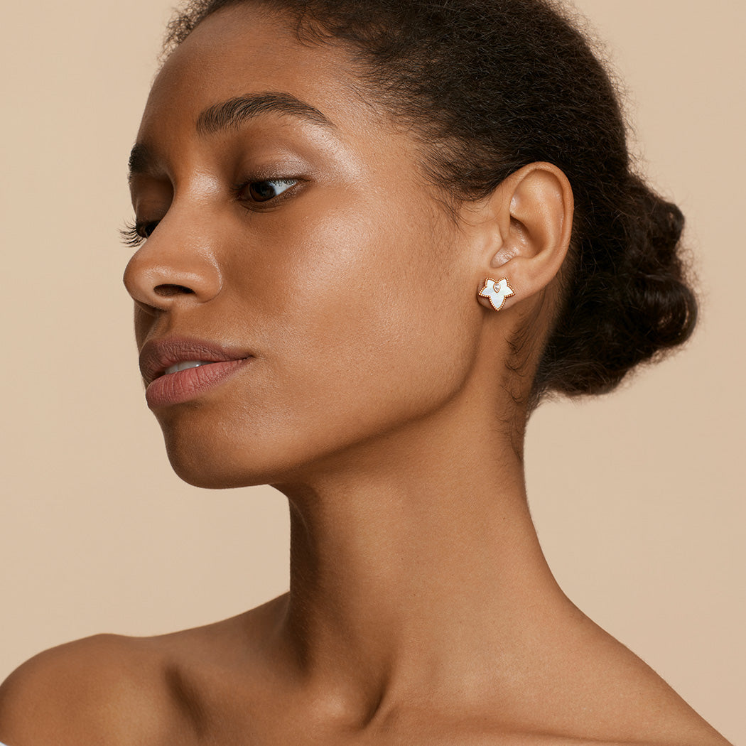Mother of Pearl Bead Earrings