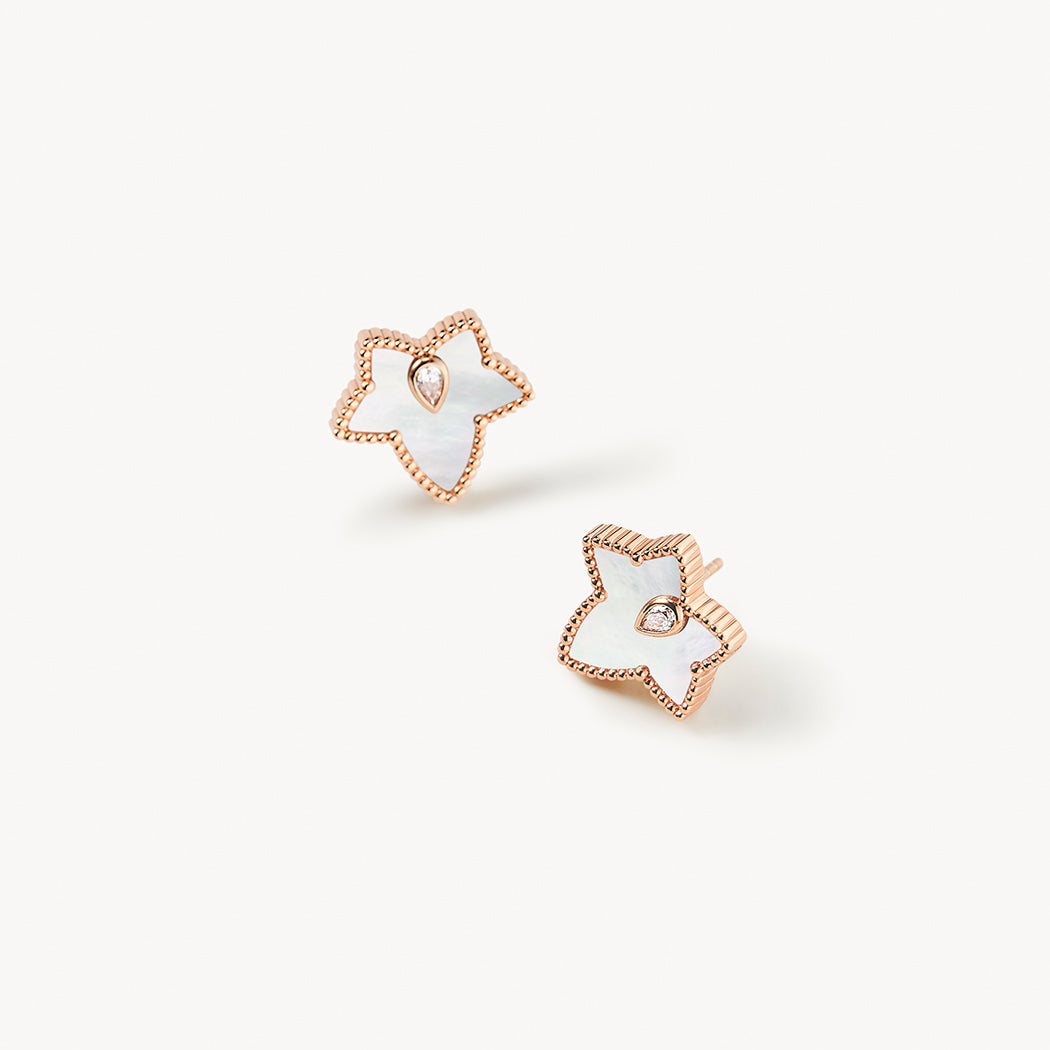Mother of Pearl Bead Earrings